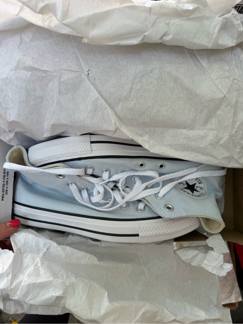 Converse Chuck Taylor All Star High Top Sneakers - Light Blue
